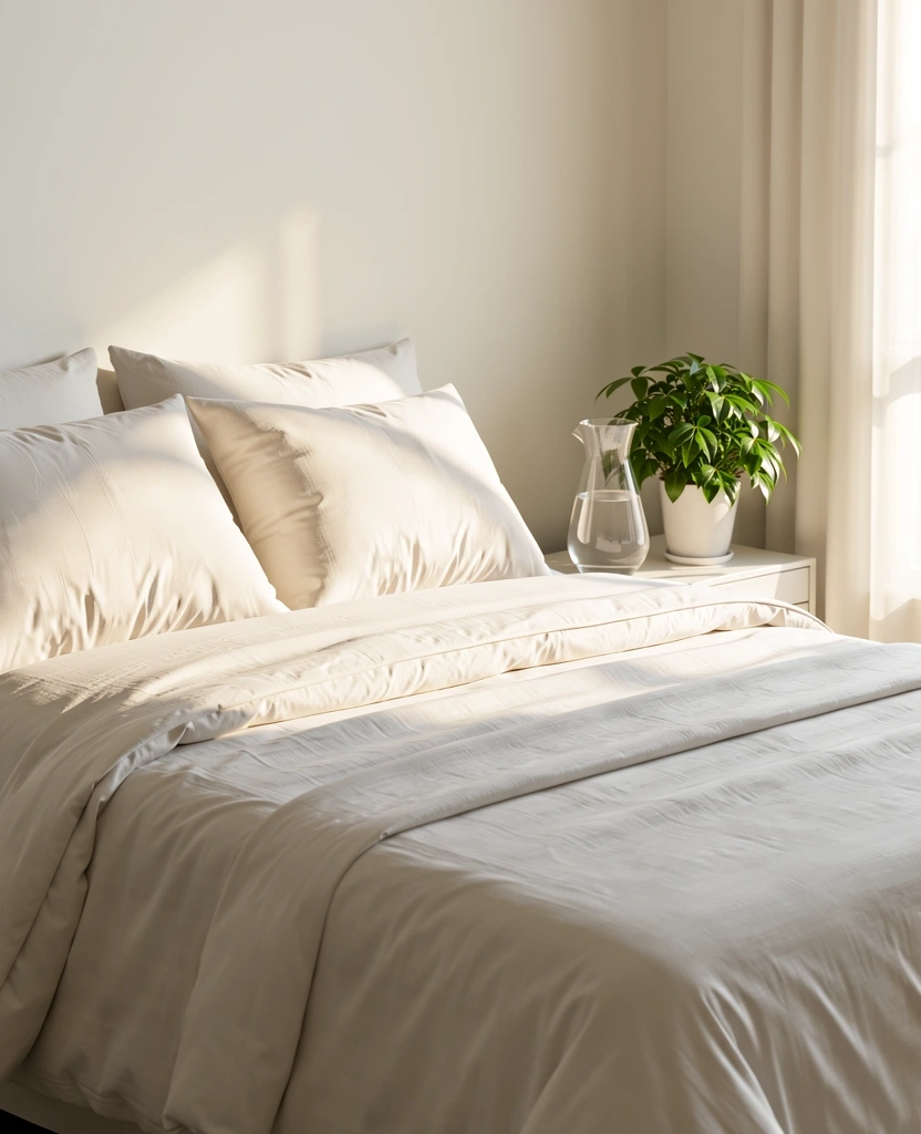 Ambiance de chambre apaisante pour un sommeil réparateur